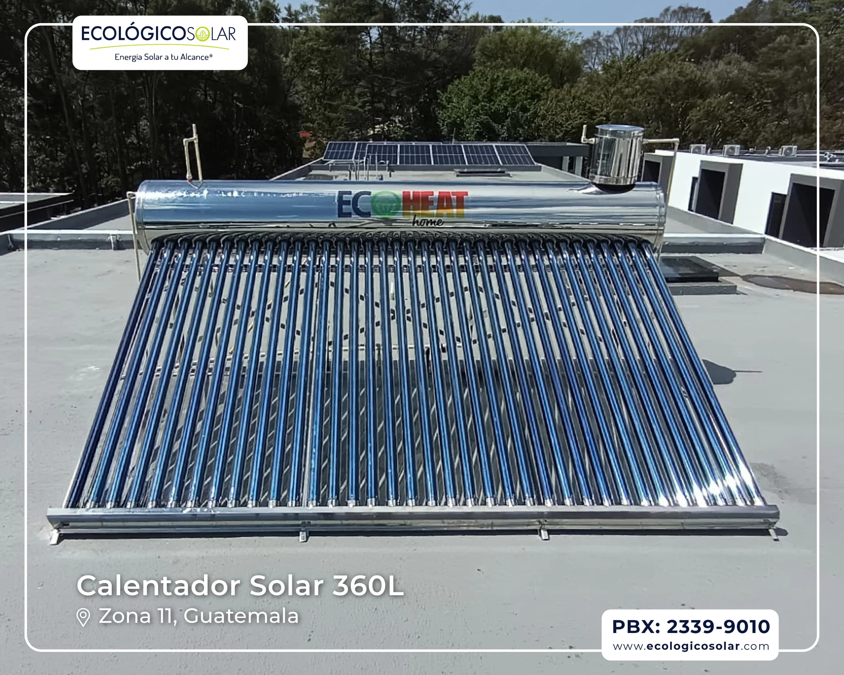 Aplicación Residencial - Calentador Solar 360L 