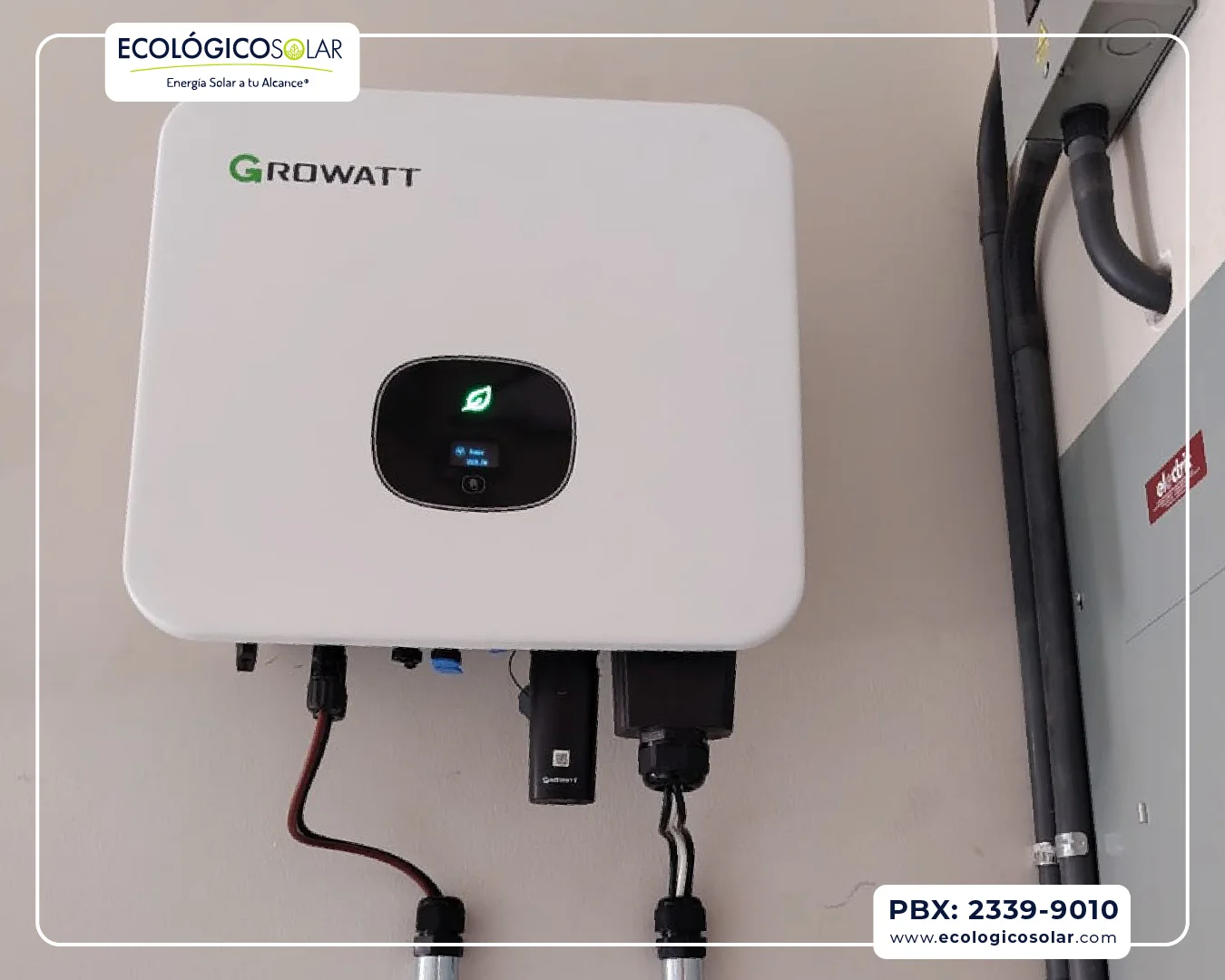 Aplicación Residencial - Inversor Growatt MIN 10000TLX2