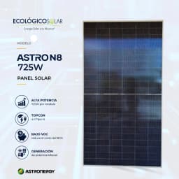  Panel Solar Tipo N8 4.0 - ASTRONERGY 725W N7CHSM66RN(DG)/F-BH 1