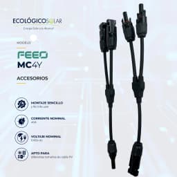  Conector MC4 tipo Y (Par) 1