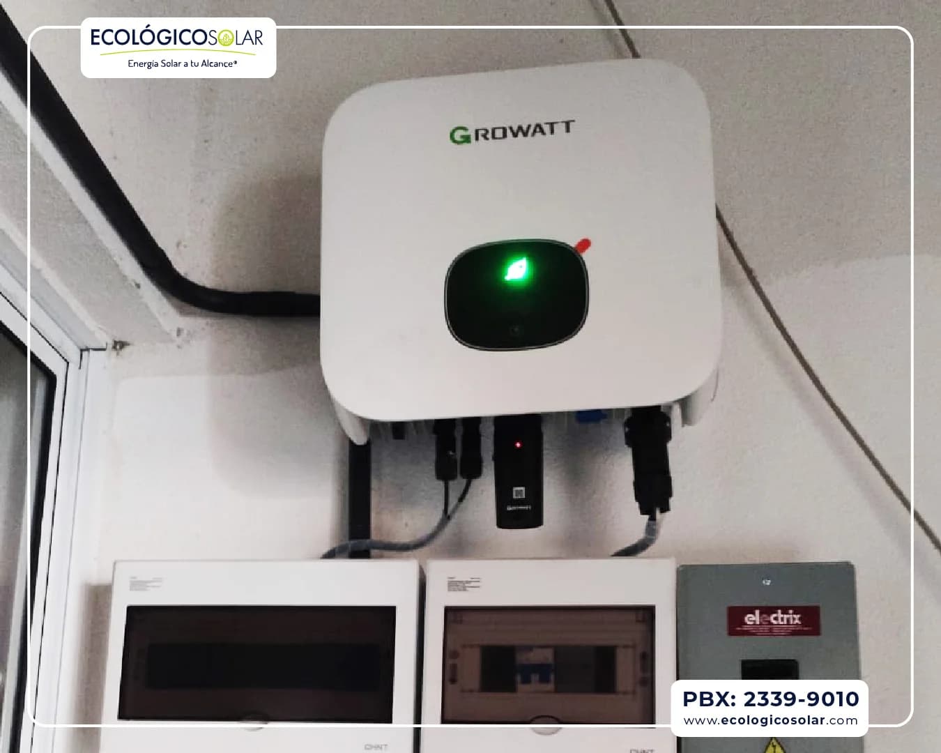 Aplicación Residencia - Inversor Growatt MIN 5000TLX2