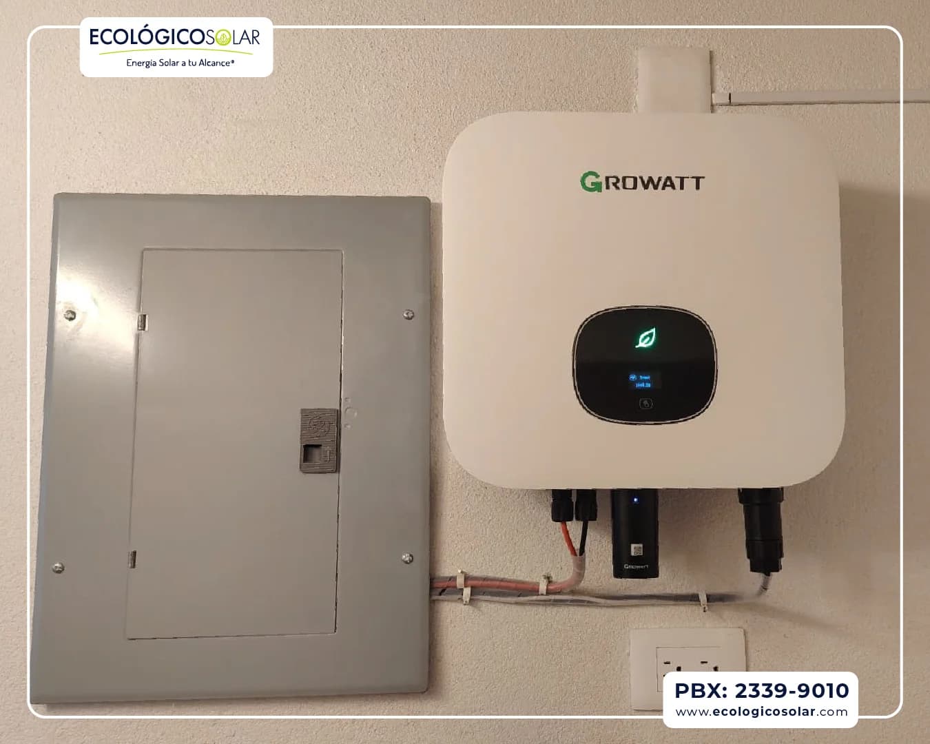 Aplicación Residencial - Inversor Growatt MIN 6000TL-X2