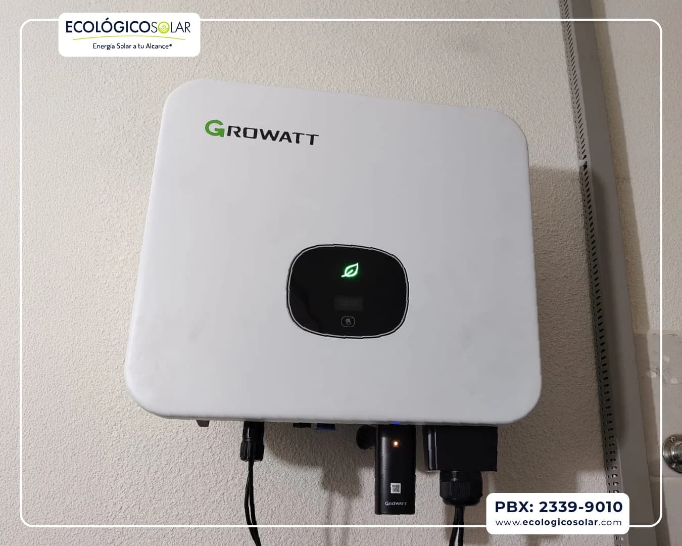 Aplicación Residencial - Inversor Growatt MIN 8000TLX2