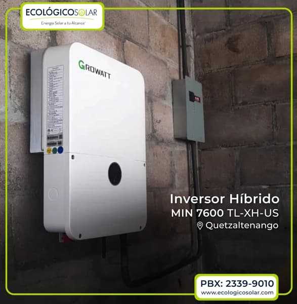 Aplicación Residencial - Inversor Híbrido MIN 7600 TL-XH-US